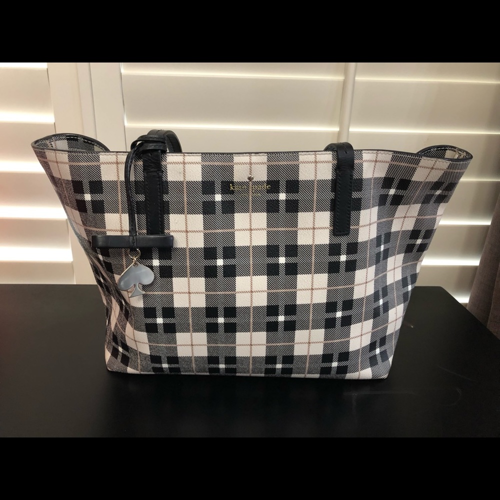 Kate Spade plaid handbag